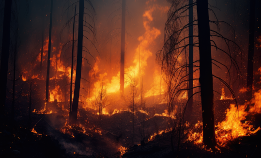 Feu forêt